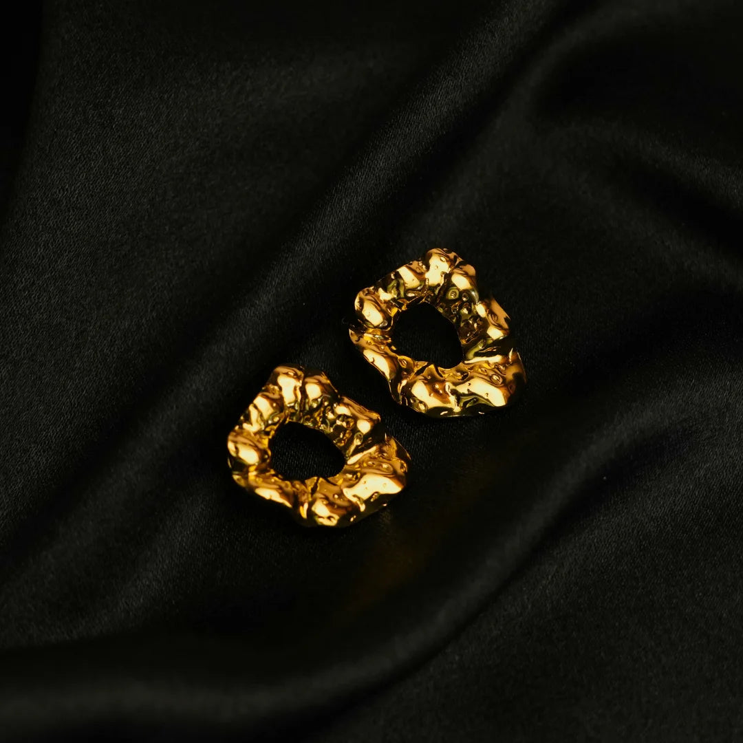 Golden Rock Earrings