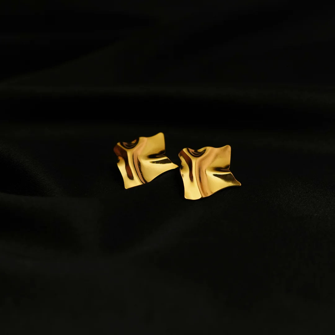 Golden Drape Earrings