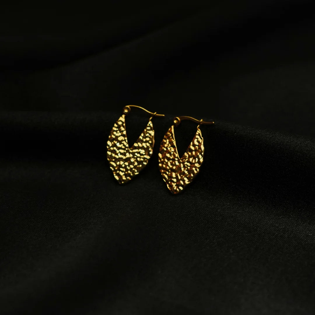 Golden Leaf Earrings