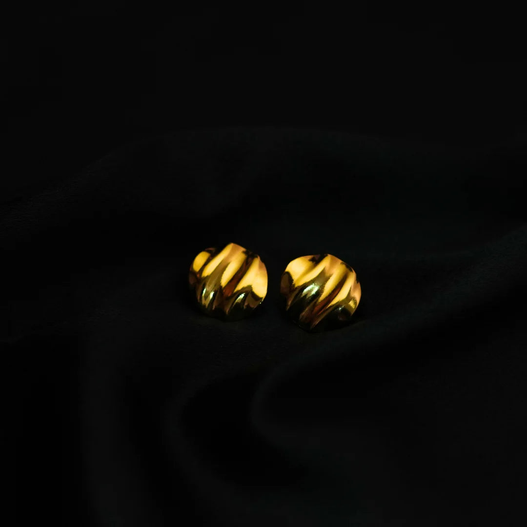 Golden Wave Earrings