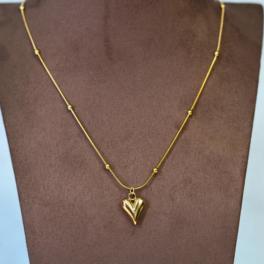 Golden Heart Necklace