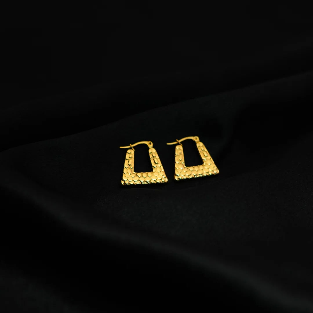 Golden Geo Earrings