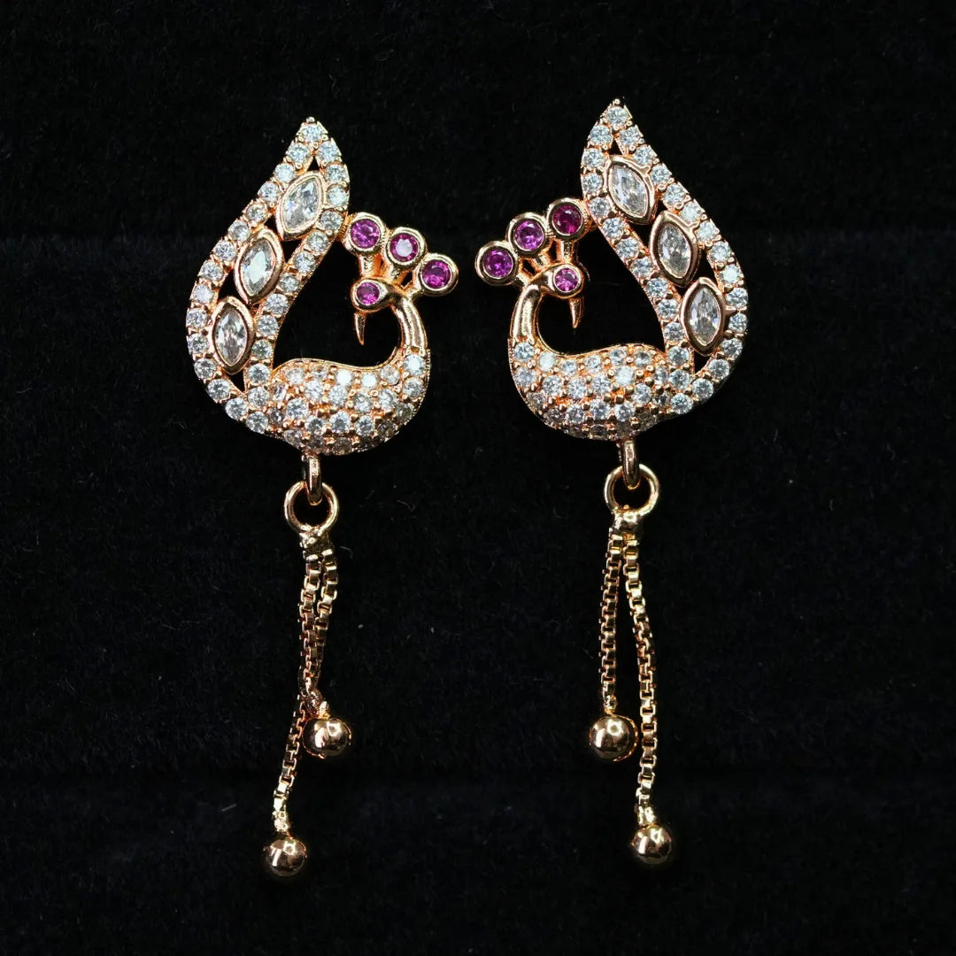 Peacock Elegance Earrings