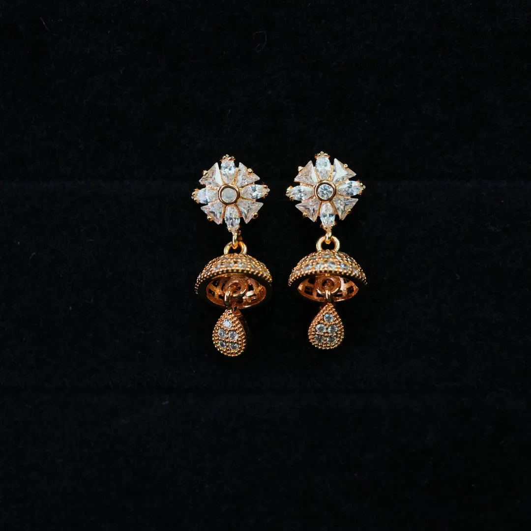 Sparkle Bloom Jhumka