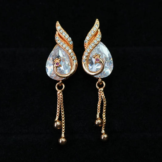 Crystal Swirl Grace Earrings