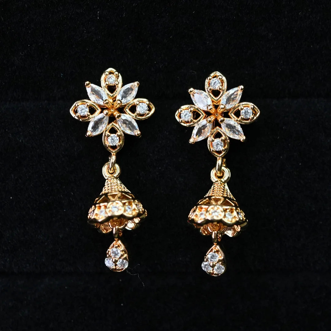 Jhumka Phool Earrings