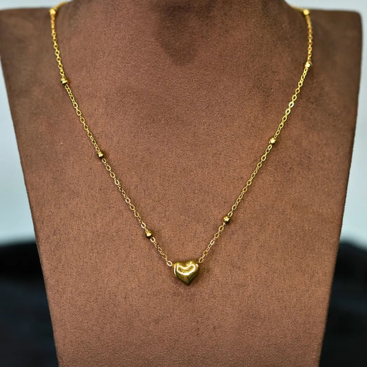 Golden Heart Necklace