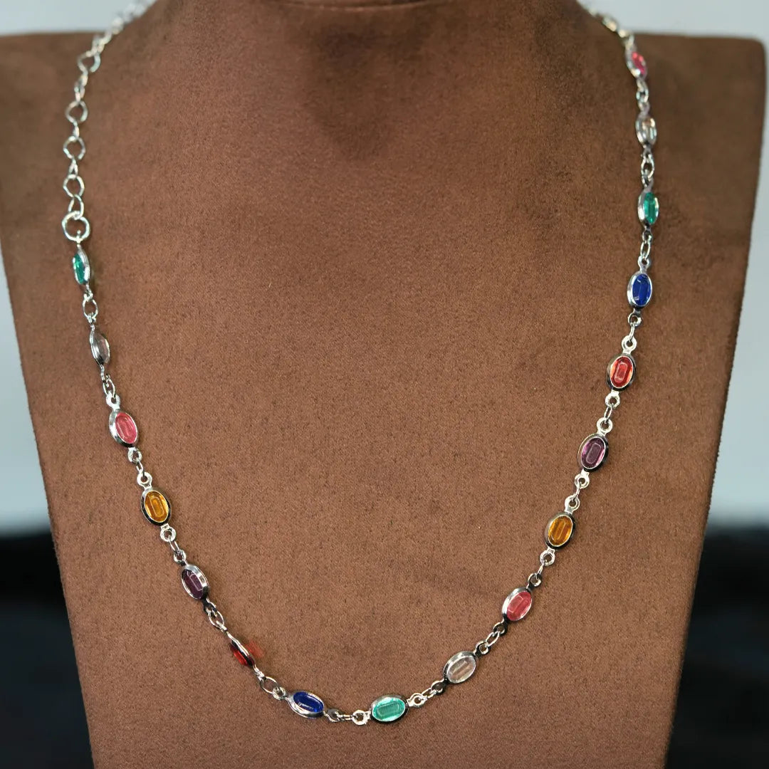 Rainbow Charm Necklace
