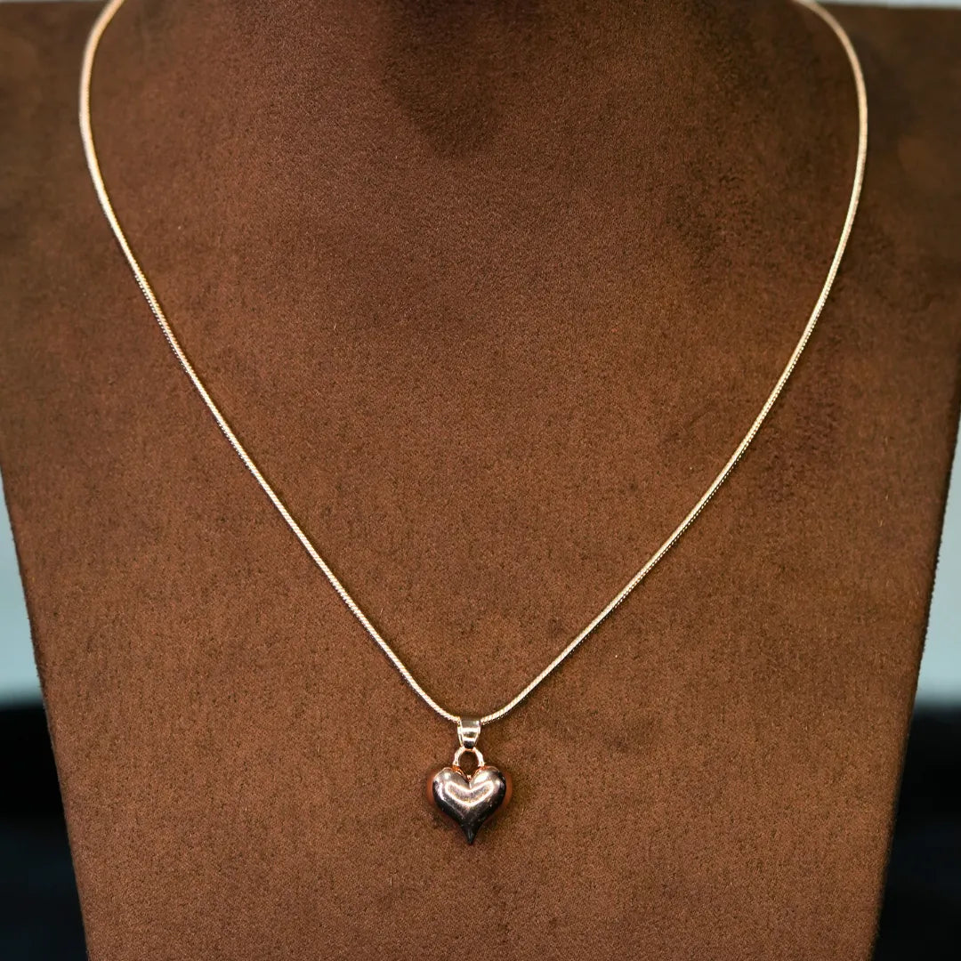 Rose Heart Necklace