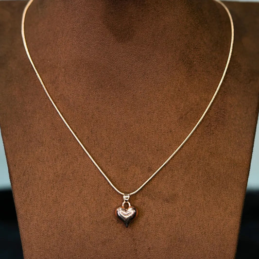Rose Heart Necklace