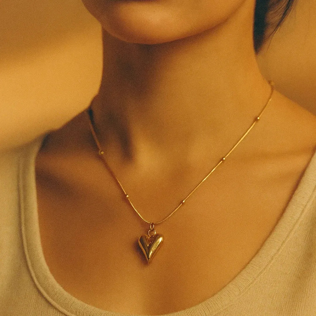 Golden Heart Necklace