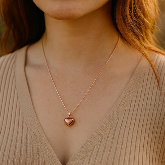 Rose Heart Necklace