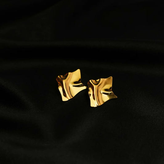 Golden Drape Earrings