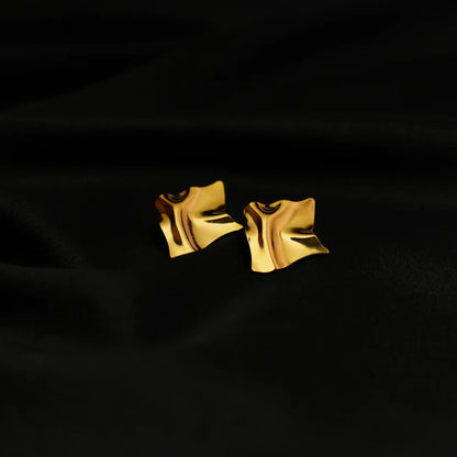 Golden Drape Earrings
