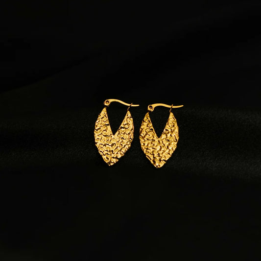 Golden Leaf Earrings