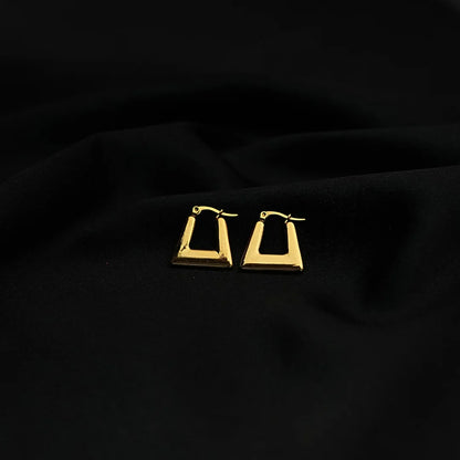Golden Frame Earrings