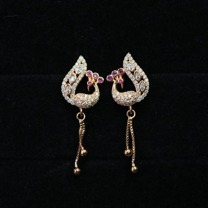 Peacock Elegance Earrings