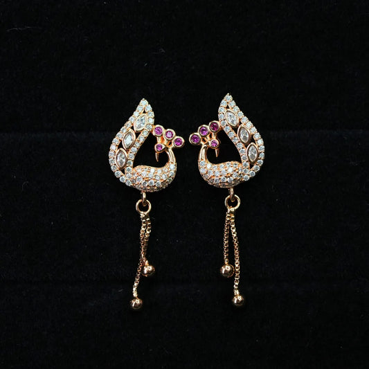 Peacock Elegance Earrings