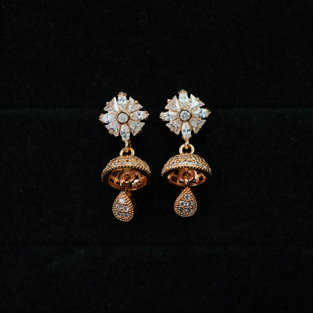 Sparkle Bloom Jhumka