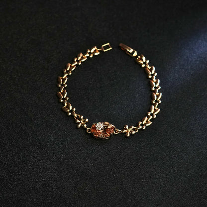 Citrine Charm Bracelet