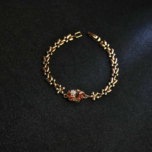 Citrine Charm Bracelet