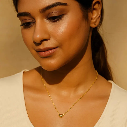 Golden Heart Necklace
