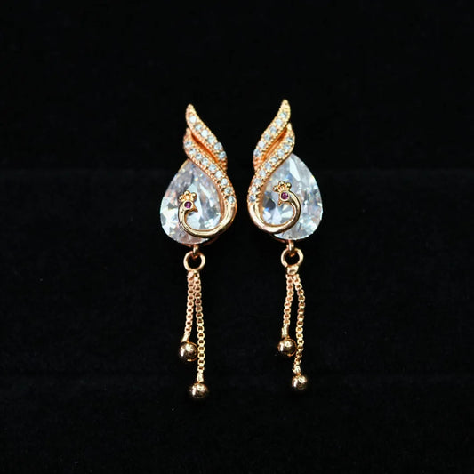 Crystal Swirl Grace Earrings