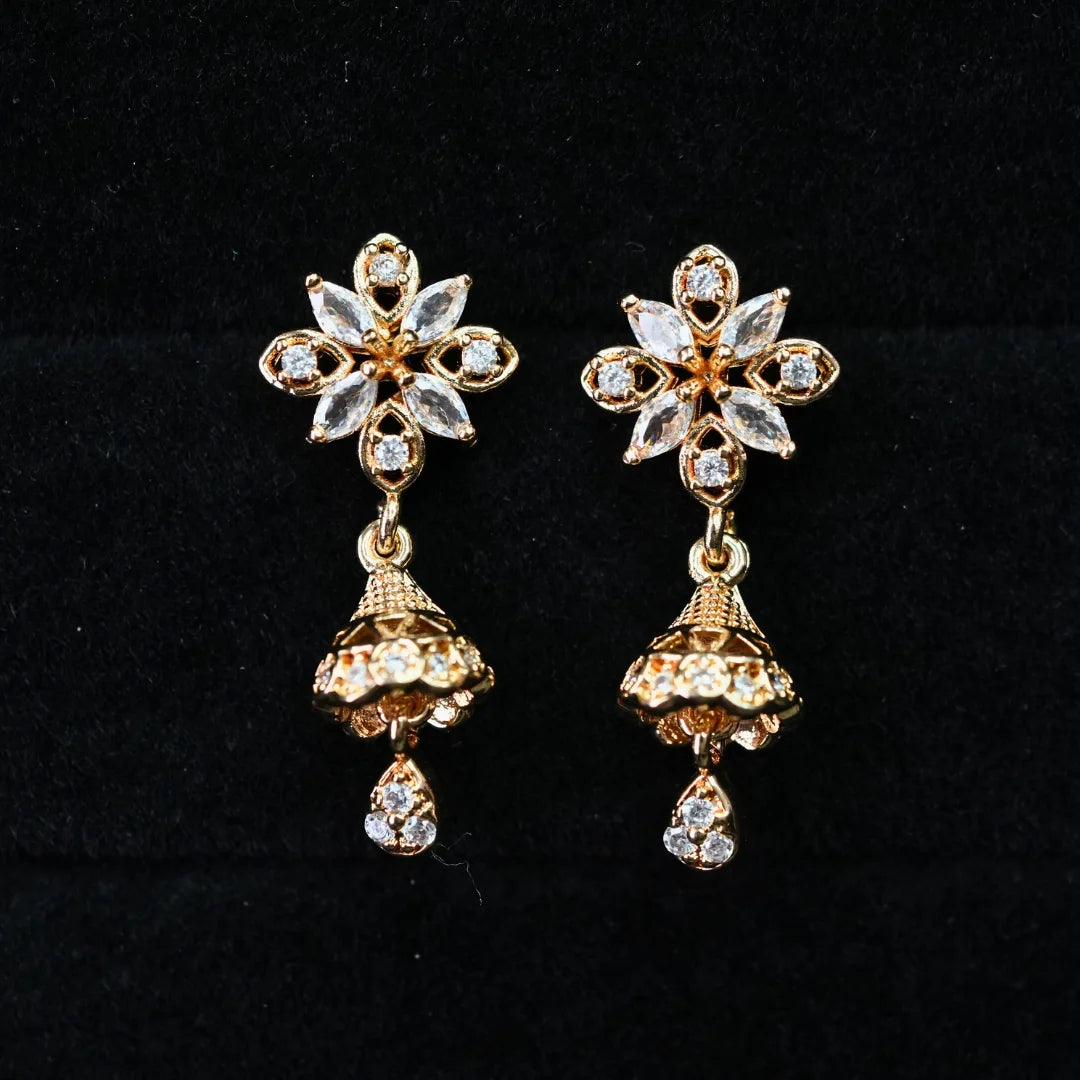 Jhumka Phool Earrings