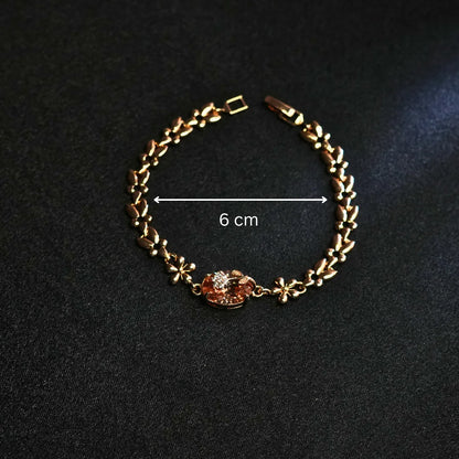 Citrine Charm Bracelet
