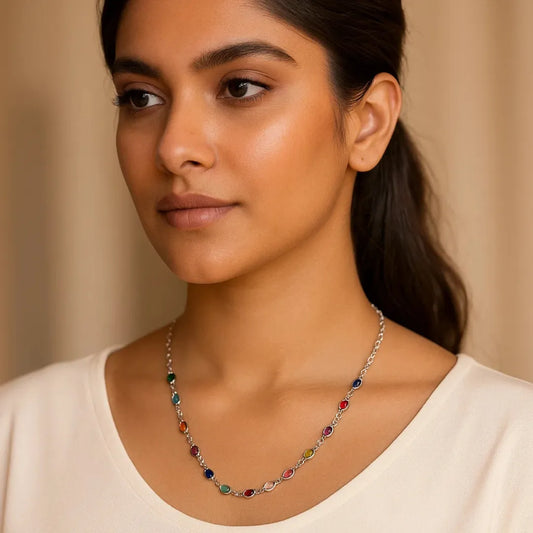 Rainbow Charm Necklace