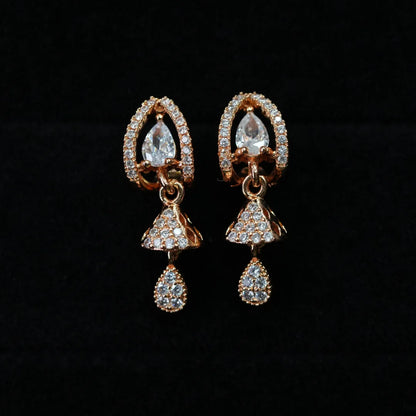 Gold Veil Danglers