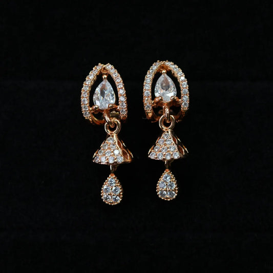 Gold Veil Danglers