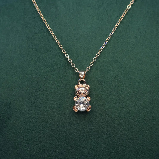 Sparkle Teddy Necklace