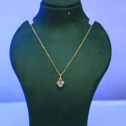 Crystal Teardrop Necklace