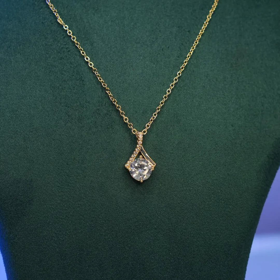 Crystal Teardrop Necklace